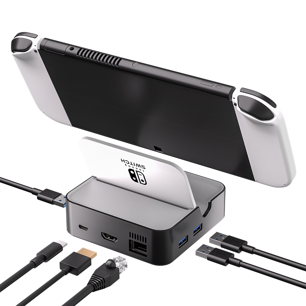 TV Docking Station for Nintendo Switch & Switch OLED Dock Charging ...