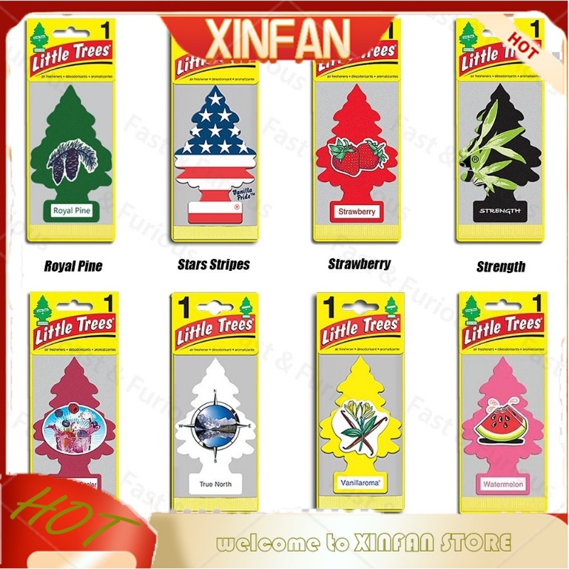 XINFAN 【Ready stock】(Lit Trees) Treeshaped air freshener sheet for