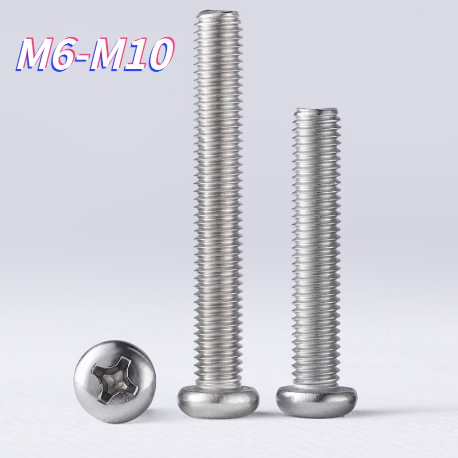 Phillips Round Head Screw 304 Stainless Steel M6-M10 Extended Screw ...