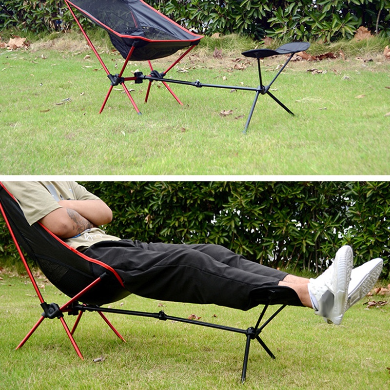 COOLSY Universal Camping Chair Foot Rest Ottoman Folding Attachable Leg ...