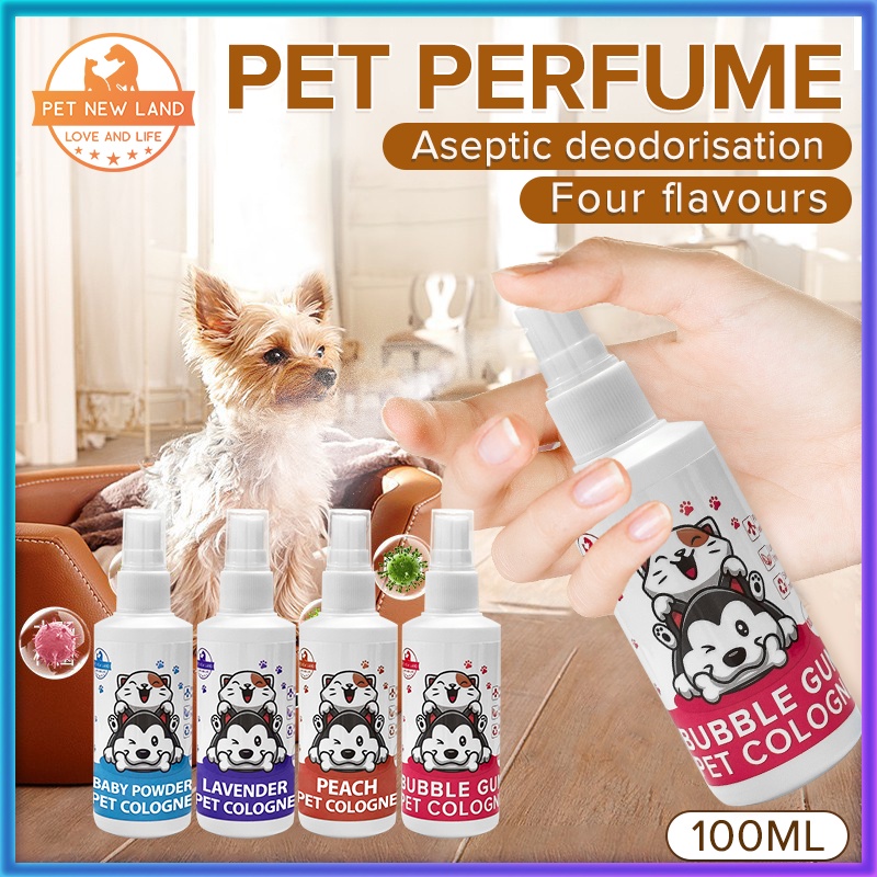 Pet New Land 100mL Pet Cologne Parfum with Moisturizer Fragrance Spray