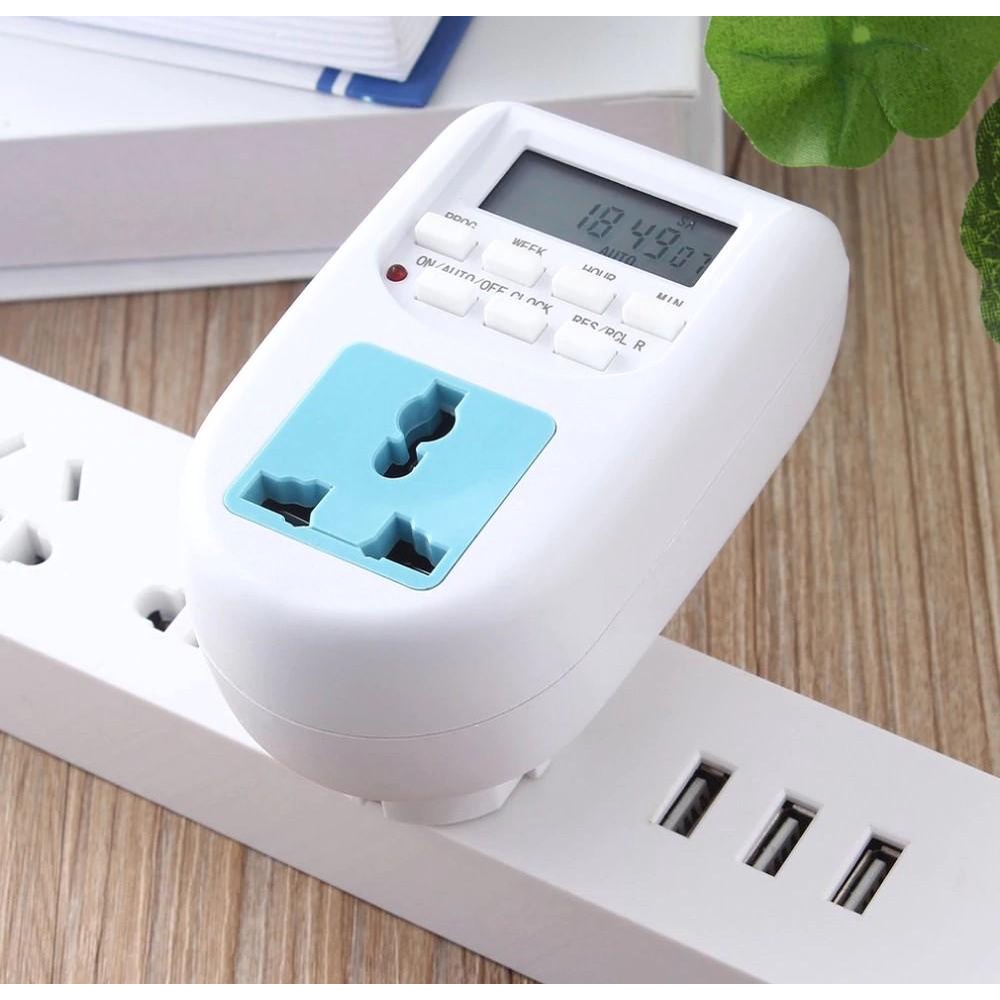 Digital Timer AL-06 Electronic Digital Mains EU Plug In Timer Switch ...