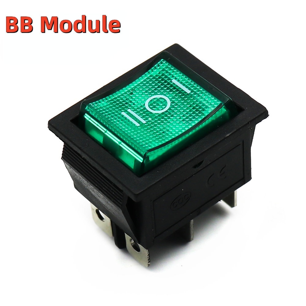 1pc KCD4 1PCS Rocker Switch Power Switch ON-OFF-ON 3-Position 6-Pin ...