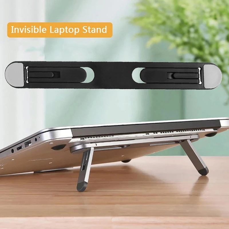 Universal Laptop Riser Stand for Macbook Notebook Cooling Pad Invisible ...
