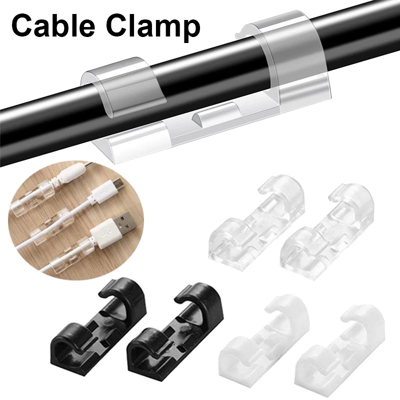 Self-Adhesive Cable Manager Fixed Clamp Wire Winder/Cable Clips ...