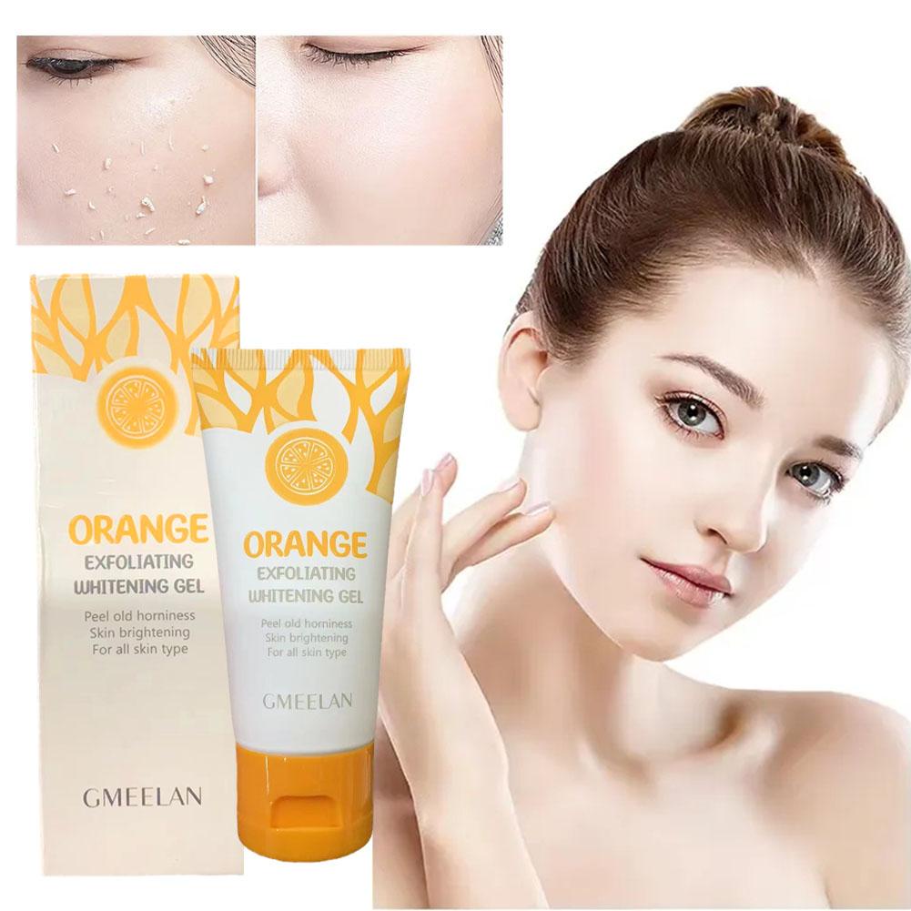 GMEELAN ORANGE Exfoliating Whitening Gel Whitening Lazy Scrub Cleanser ...