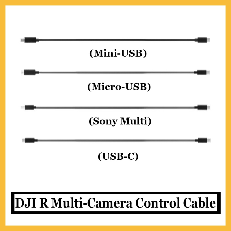 Original DJI R MultiCamera Control Cable MiniUSB MicroUSB Sony Multi USBC of DJI RS 2/DJI