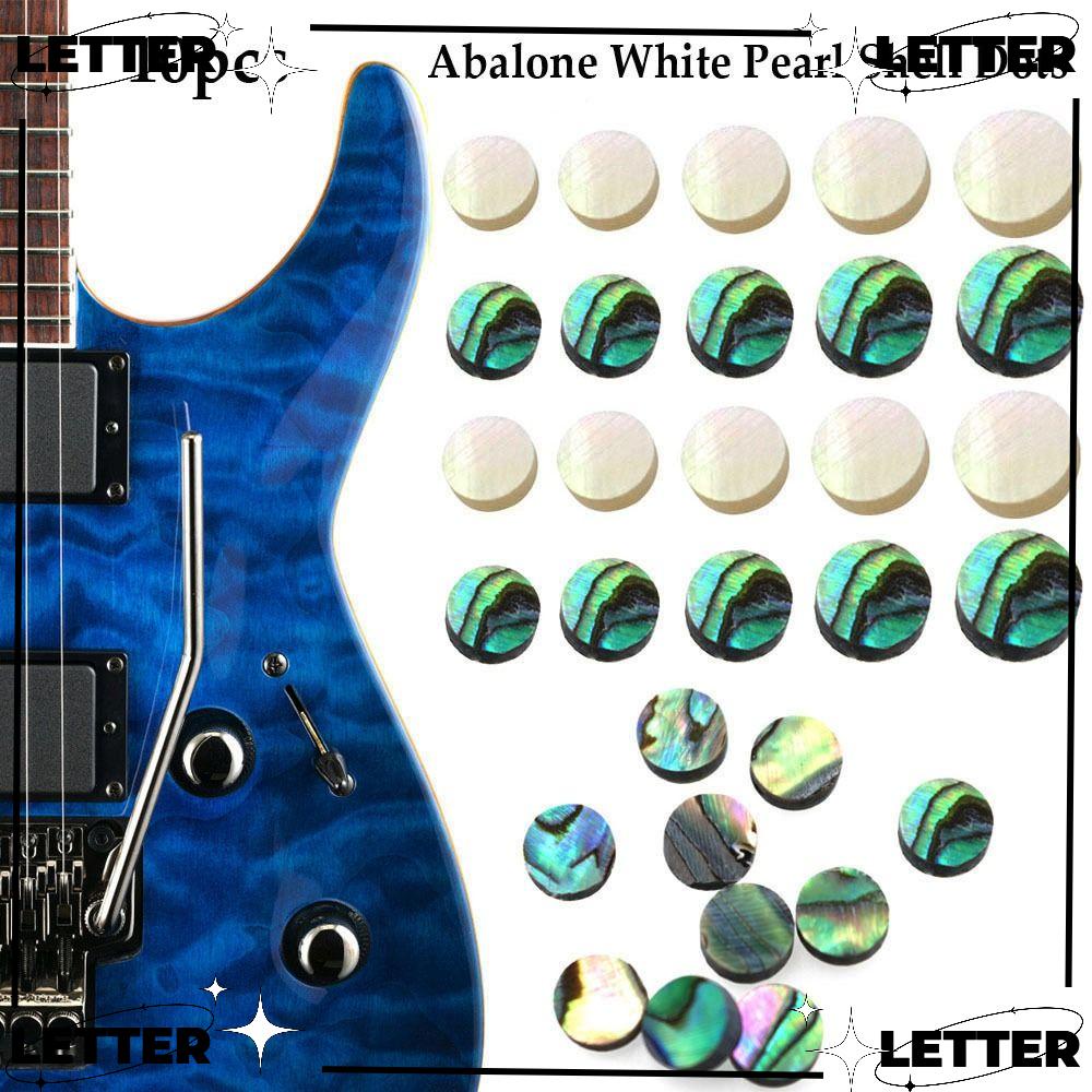 50 Pz PAUA Abalone Shell Inlay Dot Chitarra Ukulele Fingerboard