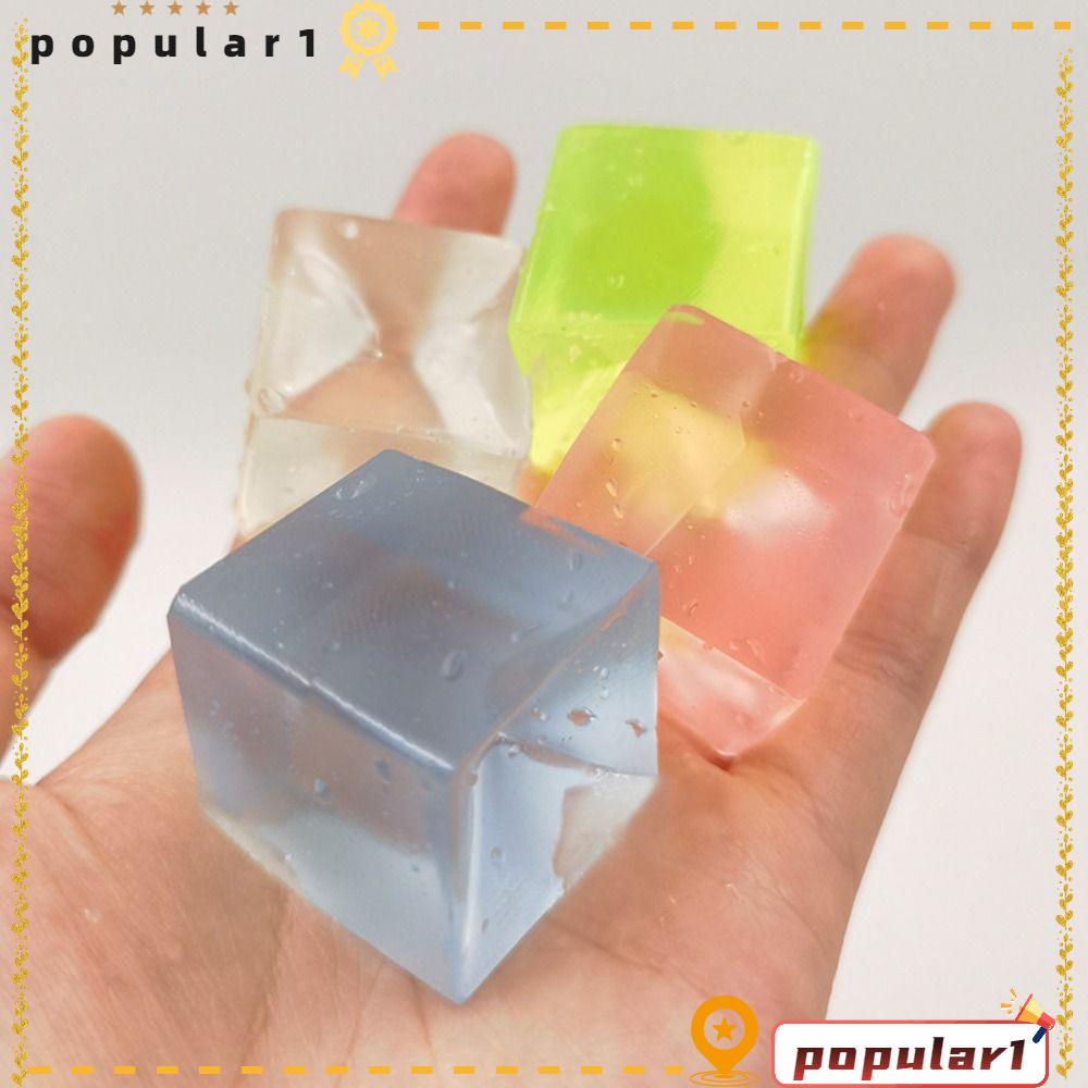 POPULAR 8Pcs Ice Block Toy, Mochi Ice Block Soft Toys Ice Cube, Kawaii