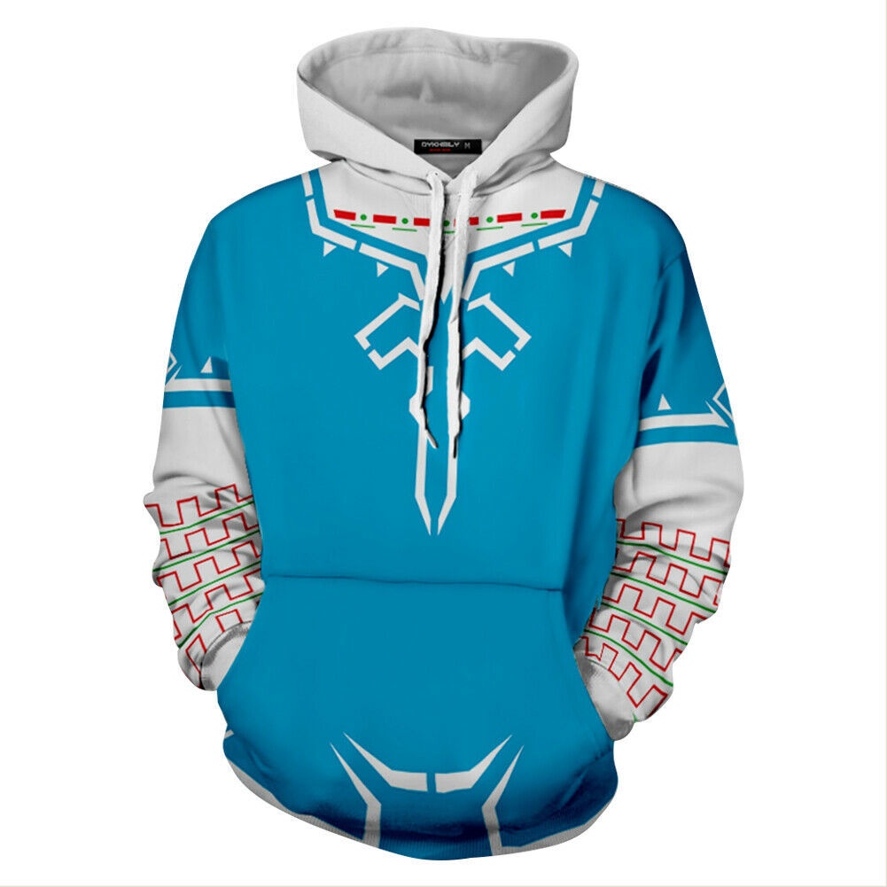 The Legend of Zelda Link Champion Tunic Hoodie Pullover Sweatshirt Suit ...