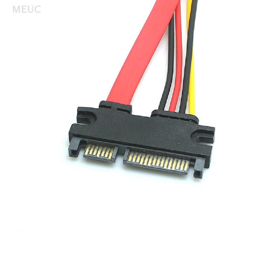 Meuctiffy Sata 22 Pin Male To Female Sata Extension Cable SATA 22 Pin ...