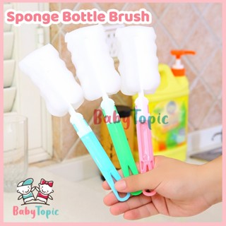 Baby bottle sponge store brush