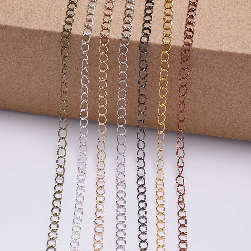 St. Kunkka 5m/Batch Extension Open Chain Ring Necklace Tail Extender ...