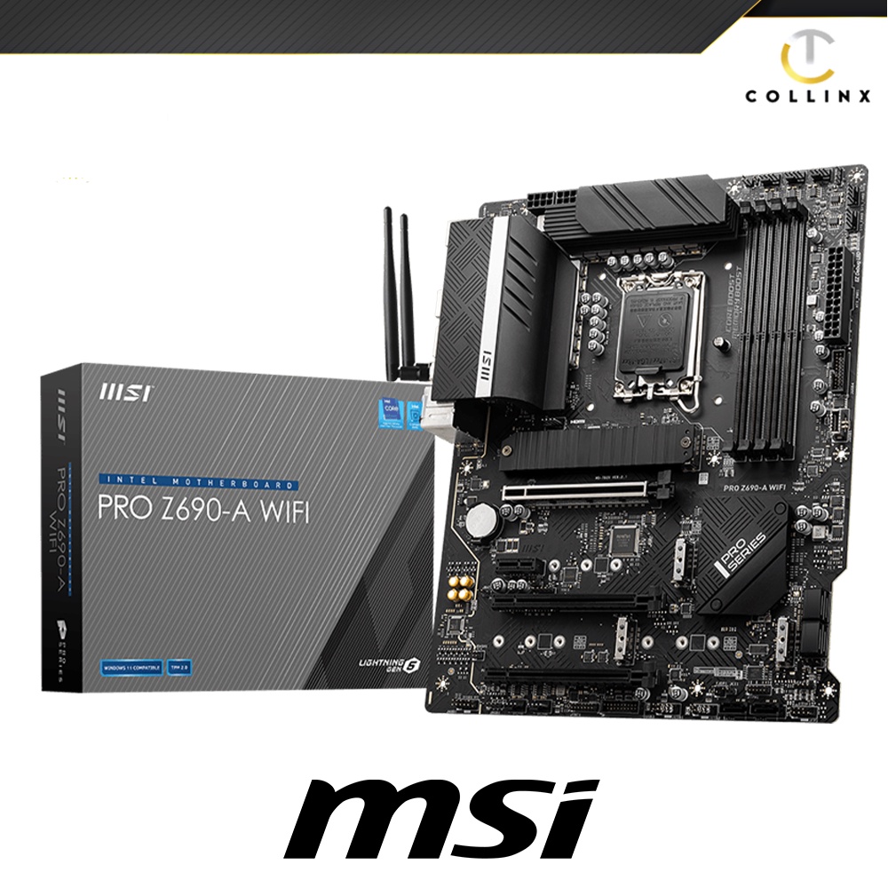 MSI PRO Z690-A WIFI DDR4 Intel Motherboard |Optimum Thermal Solution ...