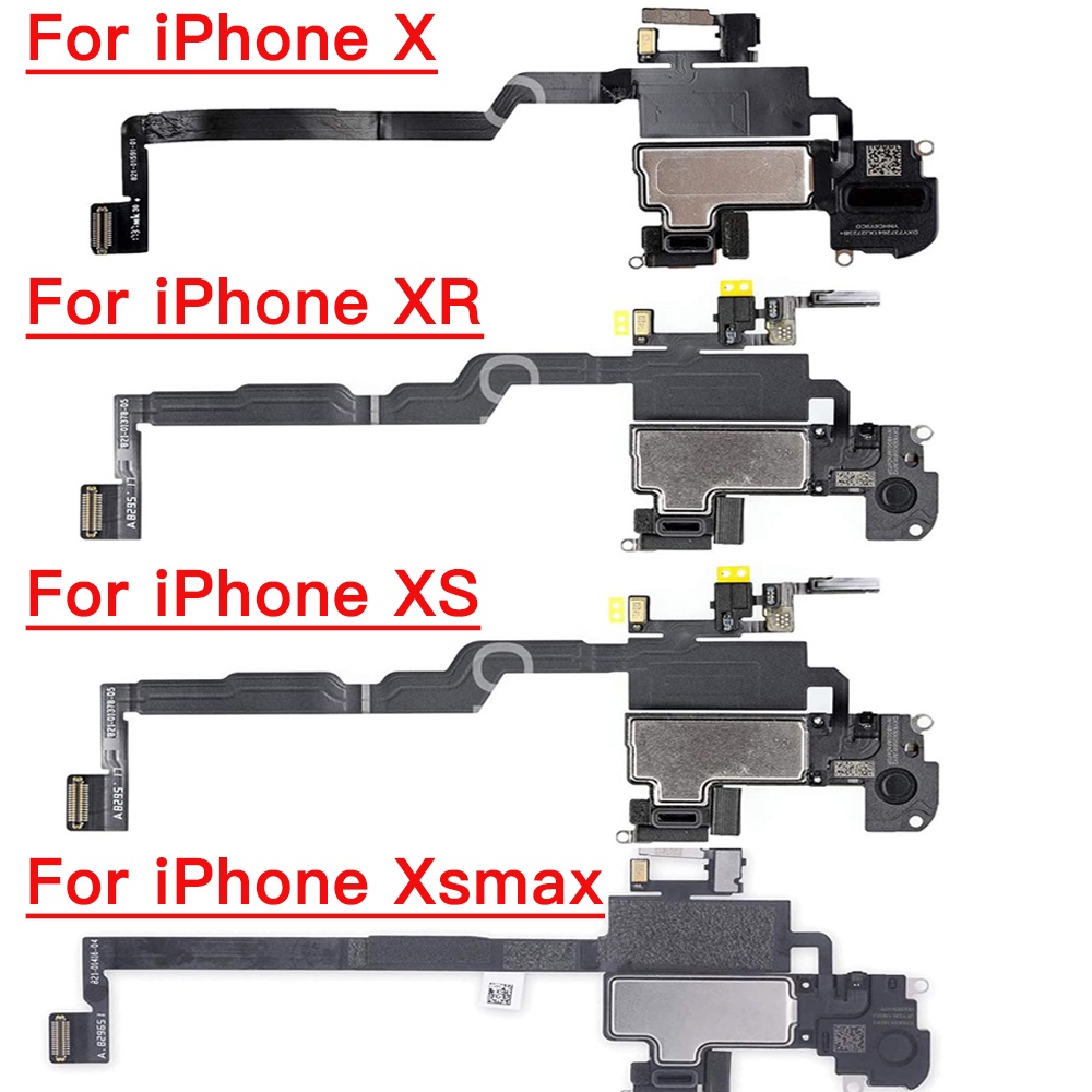 Ear Speaker Flex Cable For iPhone X XR XS Max EarPiece Light Sensor