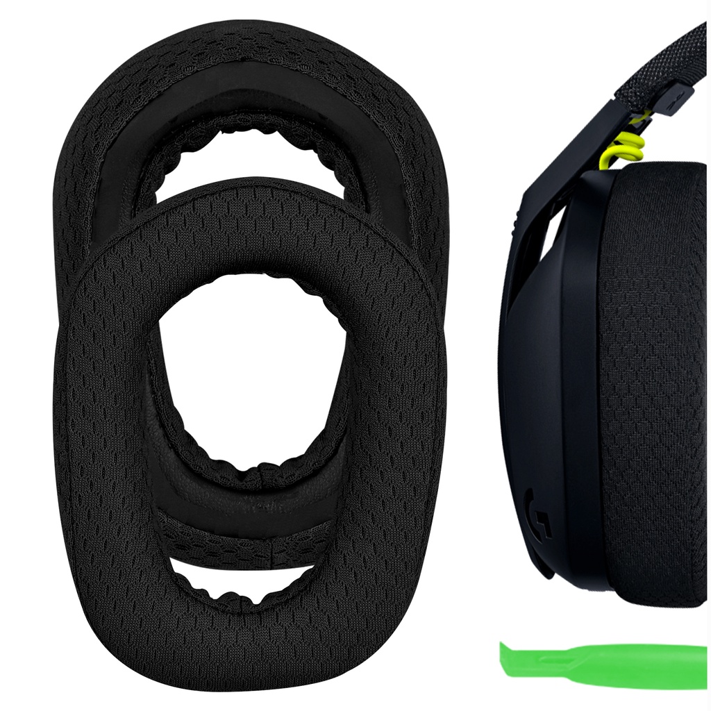 Geekria Mesh Fabric Replacement Ear Pads for Logitech G435 G335 ...