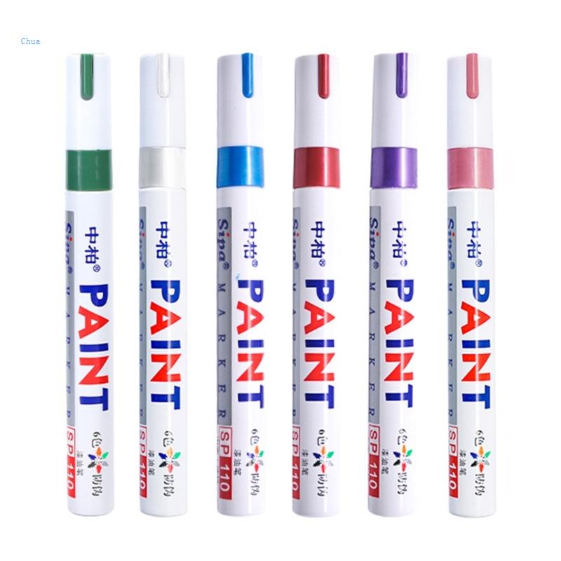 Chua Waterproof Paint Pen Paint Markers OilBased Waterproof Paint
