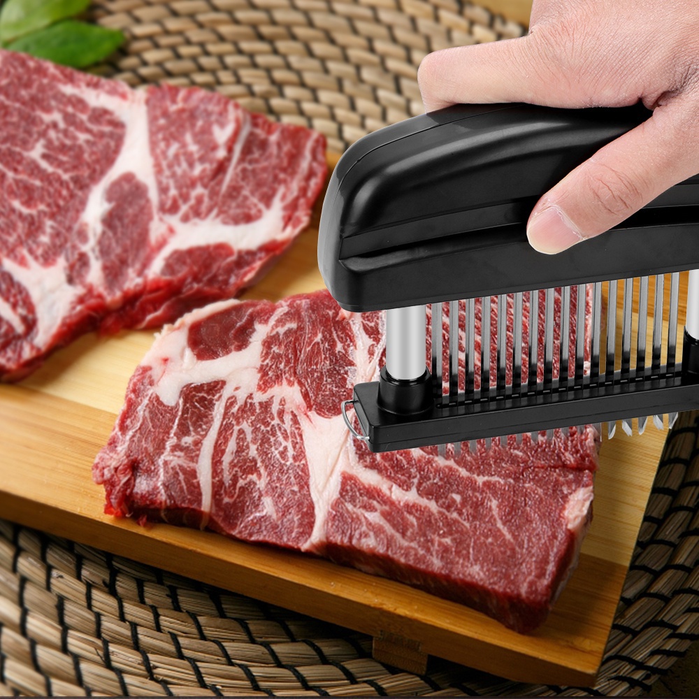 48 Blades Needle For Beef Steak Stainless Steel Meat Tenderizer Tender ...