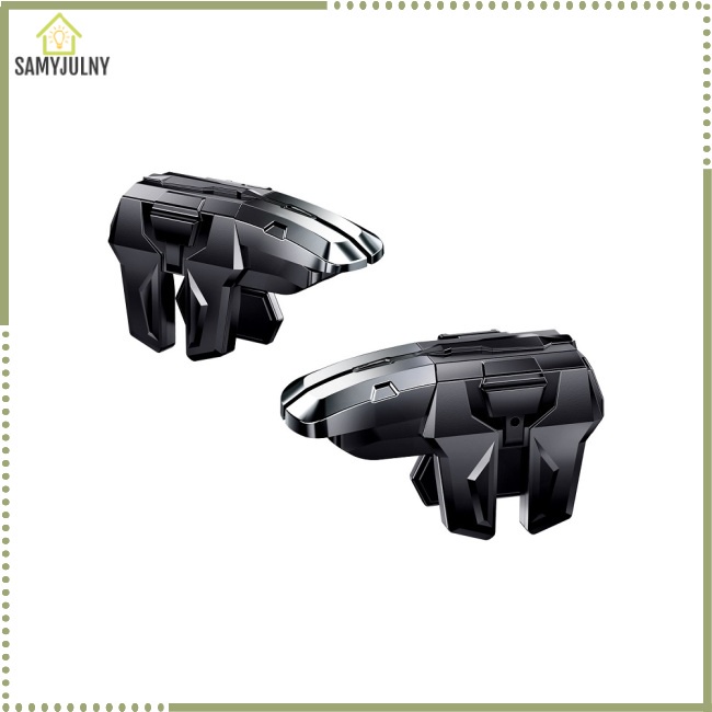 SAM 1 Pair M-01 Six-finger Mobile Game Trigger Phone Gaming Controller ...