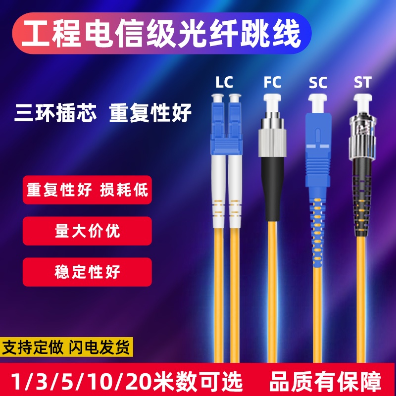 Optical Fiber Jumper Single Mode sc-sc Megatail Fiber Cable Single Core ...