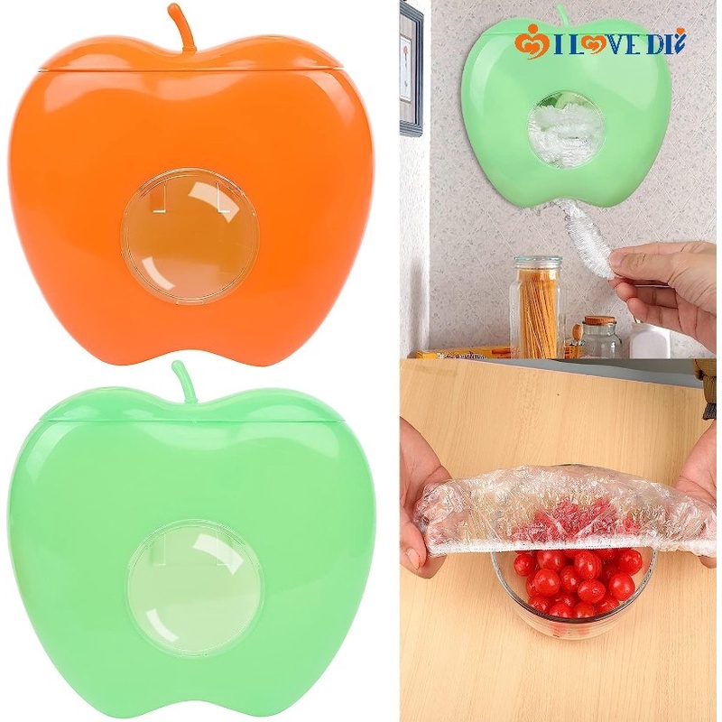 Multi Purpose Cling Film Sleeve Storage Box/ Kitchen NoPunch Wall