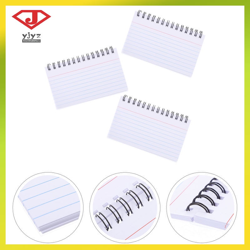 yuanjingyouzhang Pocket Notebook Pads Index Card Review Small Notepad ...
