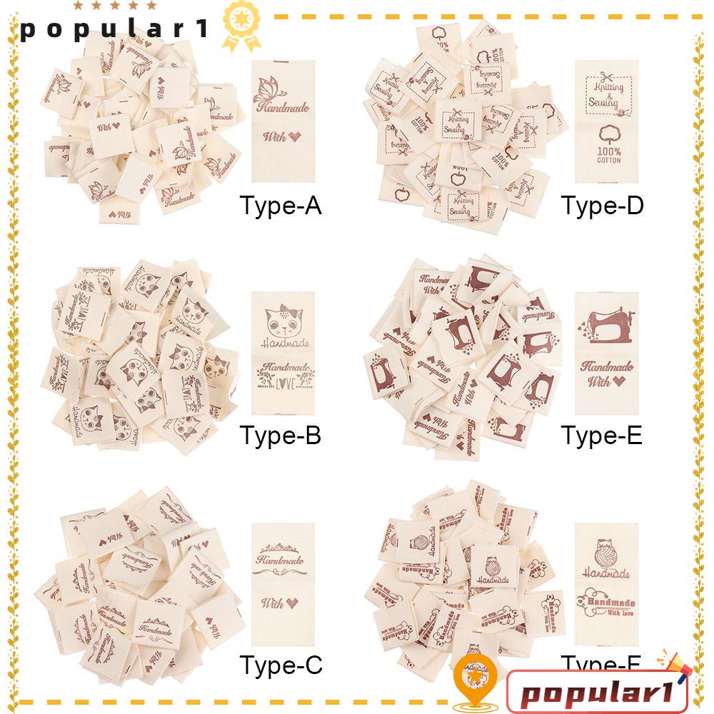 POPULAR 50PCS DIY Handmade With Love Knitting Wool Ball Clothing Tags ...