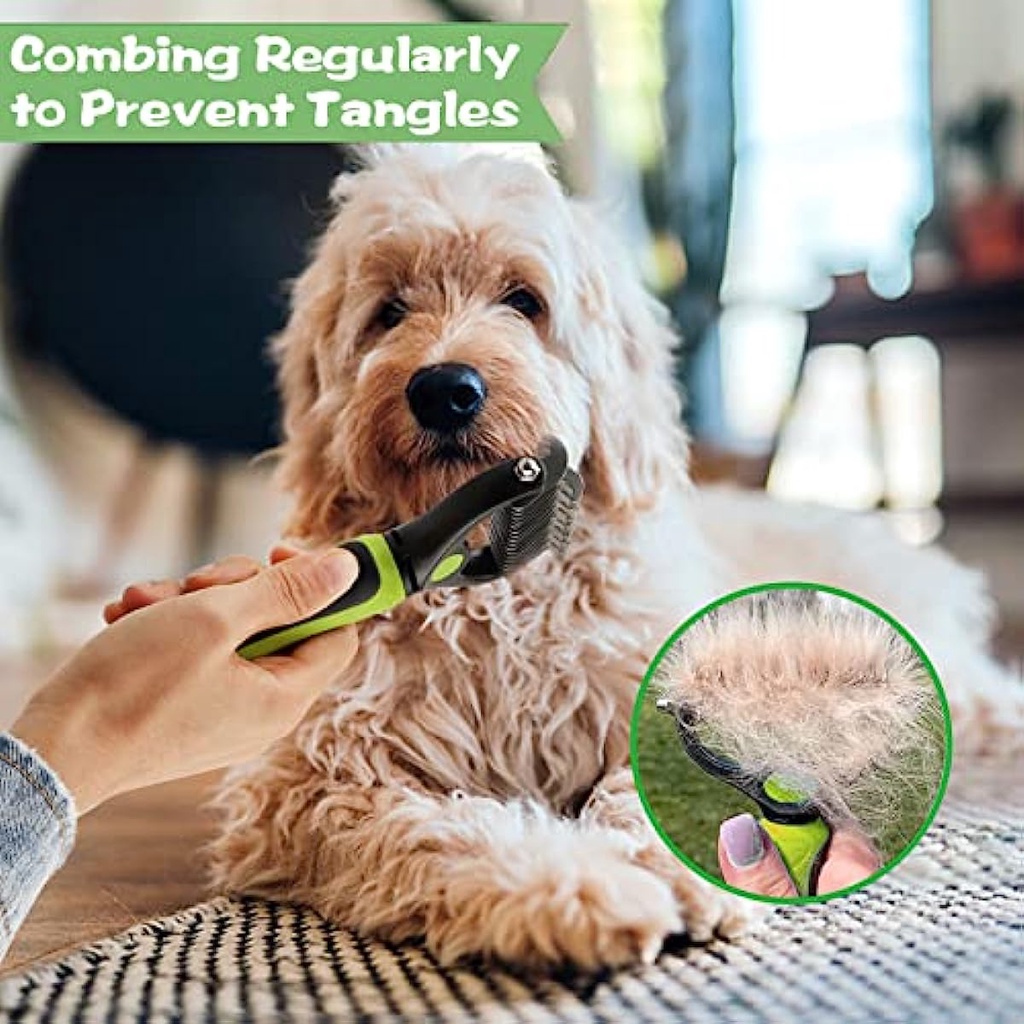 Dog Grooming Tool DoubleSided Dog Brushes for Grooming Slicker Dog