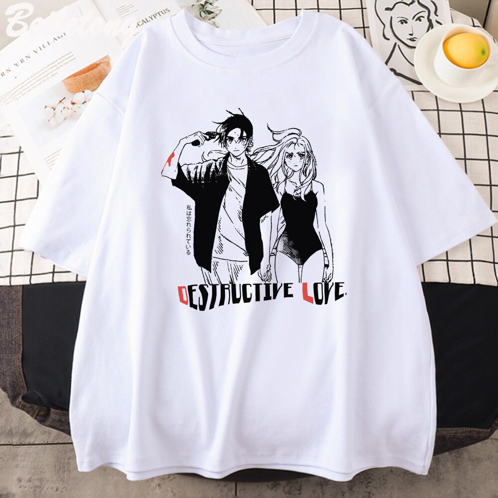 Summertime Render Japanese Anime T Shirt Shinpei Ajiro and Ushio Kofune ...