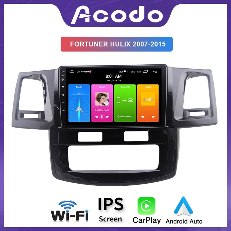For Toyota FORTUNER HULIX 2007-2015 Android Car Stereo Support Carplay ...