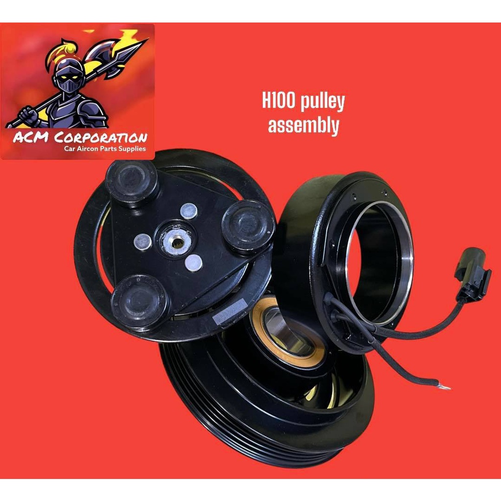 Hyundai H100 Pulley Assembly Compressor Car Aircon Magnetic Clutch Hub ...