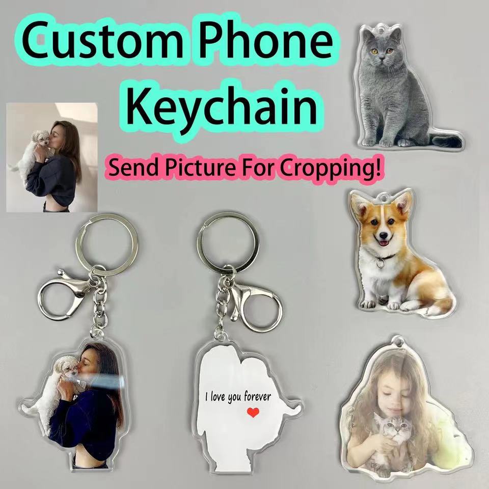 Personalized Acrylic Keychains Customacrylic Keychains Custom Key