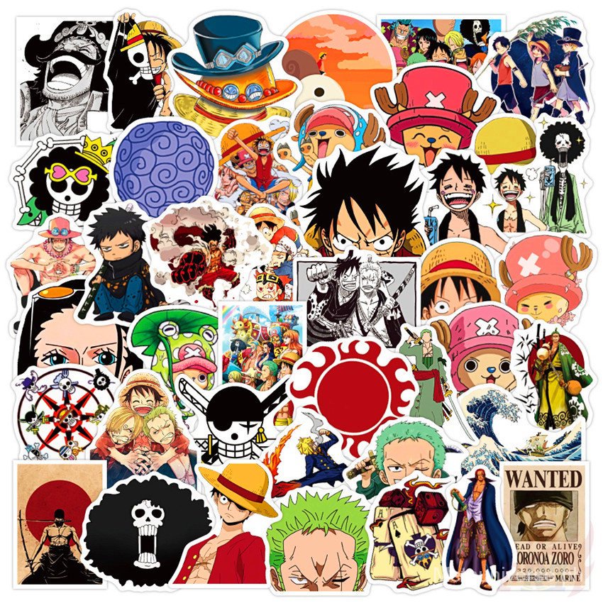 Sticker ☠ One Piece . Sailing Adventure 2022 Series 01 Stickers ☠ 50Pcs ...