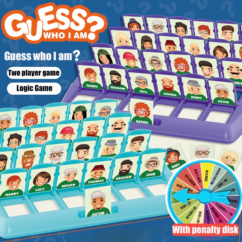 Guess Who Board Game Leisure Desktop Parent child Interactive Guessing ...