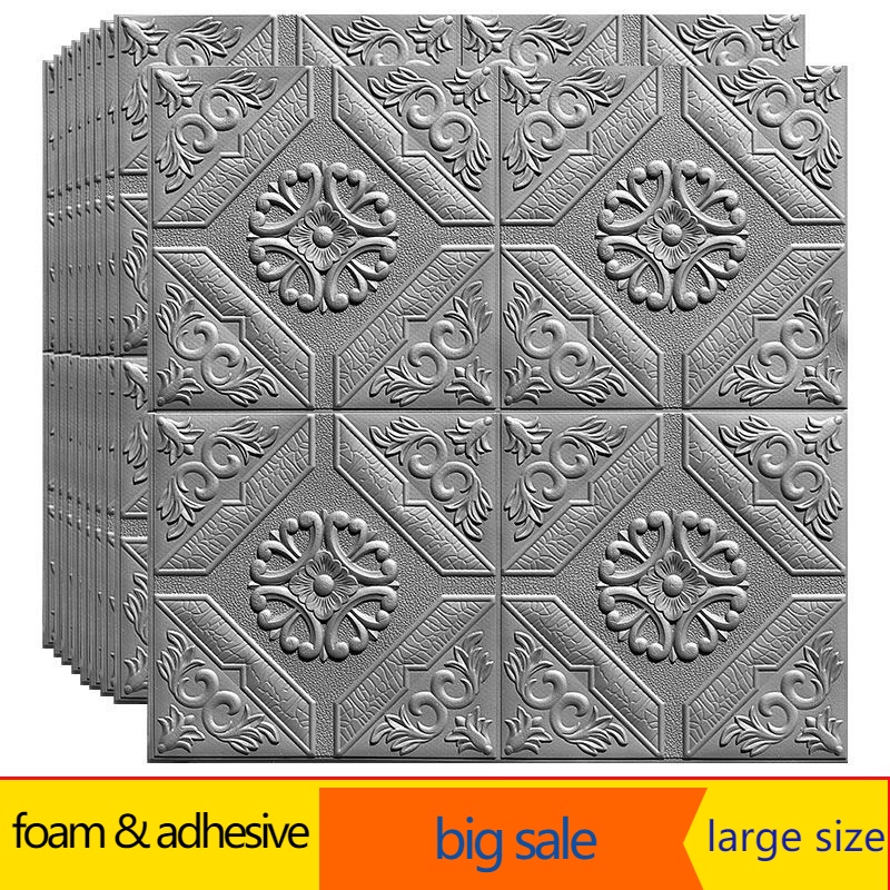 3D Wallpaper Design Wall Decor Thick Headboards Sticker Wall Paper