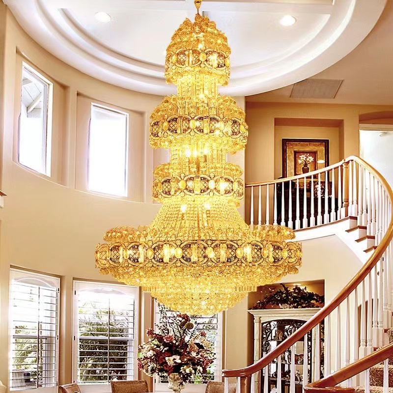 Luxury Creative Villa Hotel Lobby Living Room Crystal Chandelier