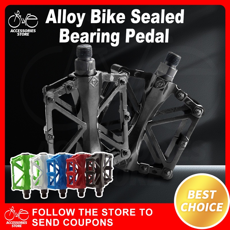 1 Pair BIke Cleats Pedal Alloy Mtb Pedal Sealed Bearing Pedal Road