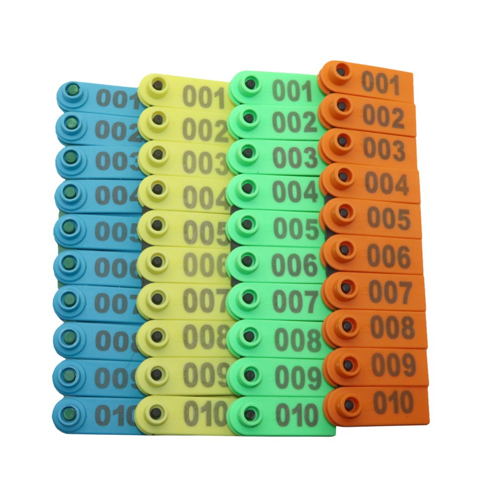 20Pcs/50Pcs/100Pcs Goat eartags Number Plastic Livestock Ear Tag Animal ...
