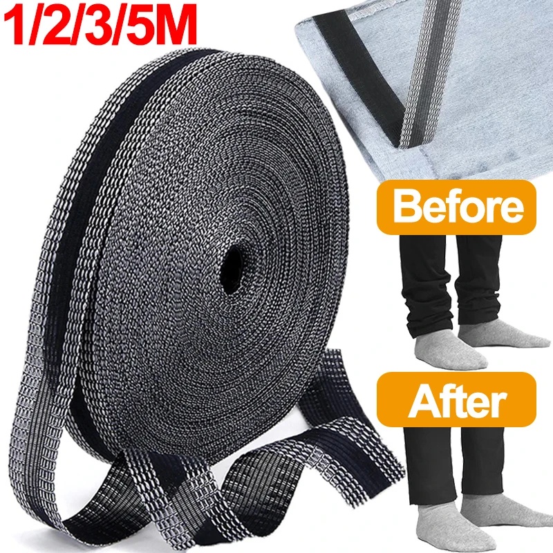 1/2/3/5M Pants Edge Shorten Paste/SelfAdhesive Pants Mouth Hem Ironon