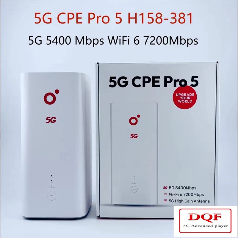 NEW 5G CPE PRO 5 H158-381 5G 5400Mbps wifi 6 7200mbps HUAWEI 5G NEW ...