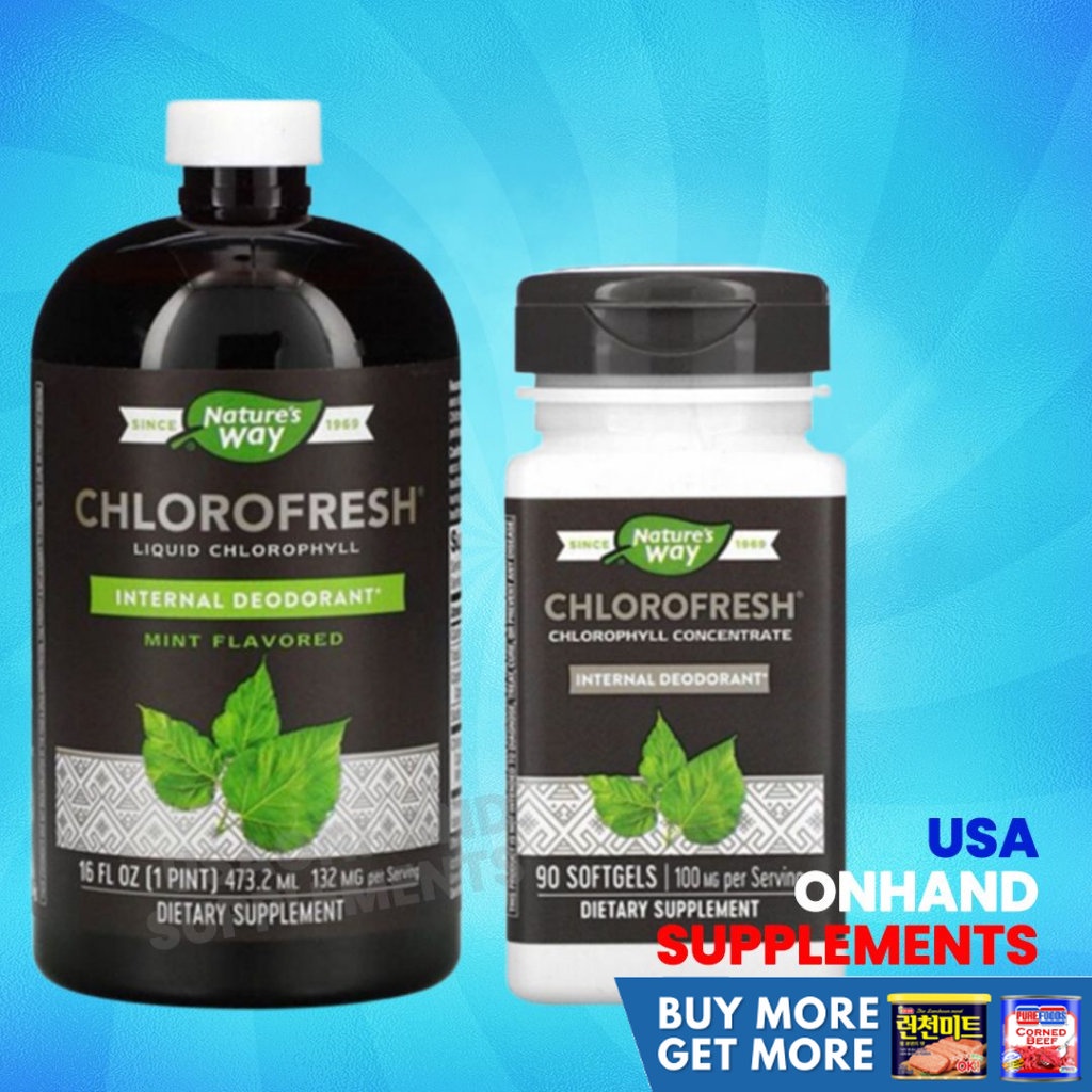 USA Onhand Nature's Way, Chlorofresh, Liquid Chlorophyll, Mint
