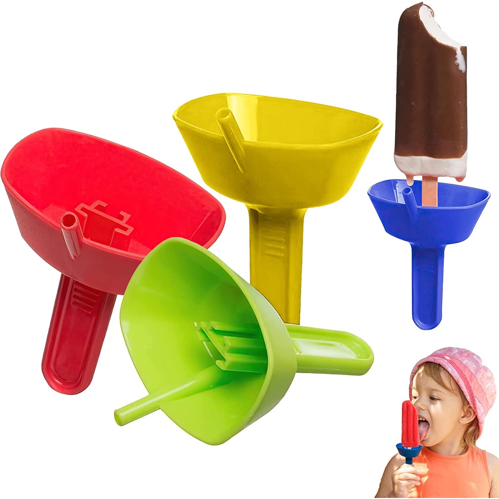 Popsicle Holder, 4 Pack Drip Free Popsicle Holder for Kids Toddlers