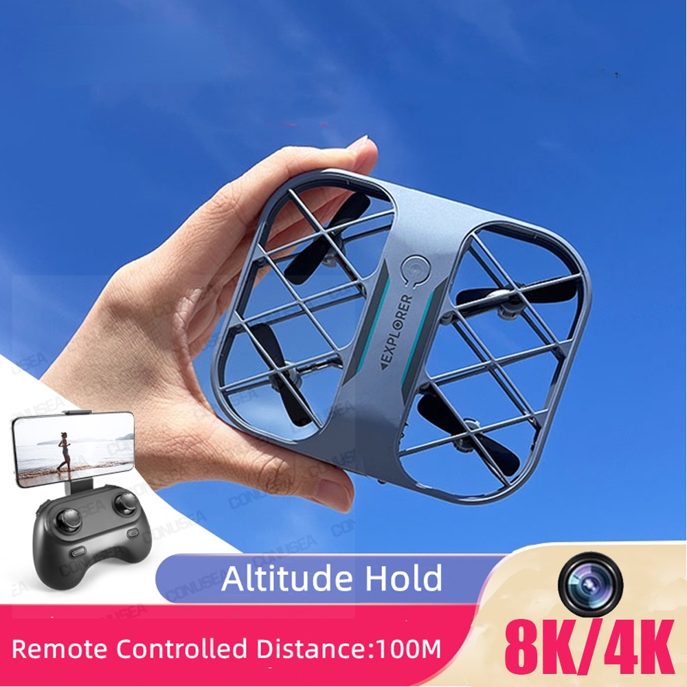 S9HW Mini Drone With Camera HD S9 No Camera Foldable RC Quadcopter Altitude  Hold Helicopter WiFi FPV Micro Pocket Dro…
