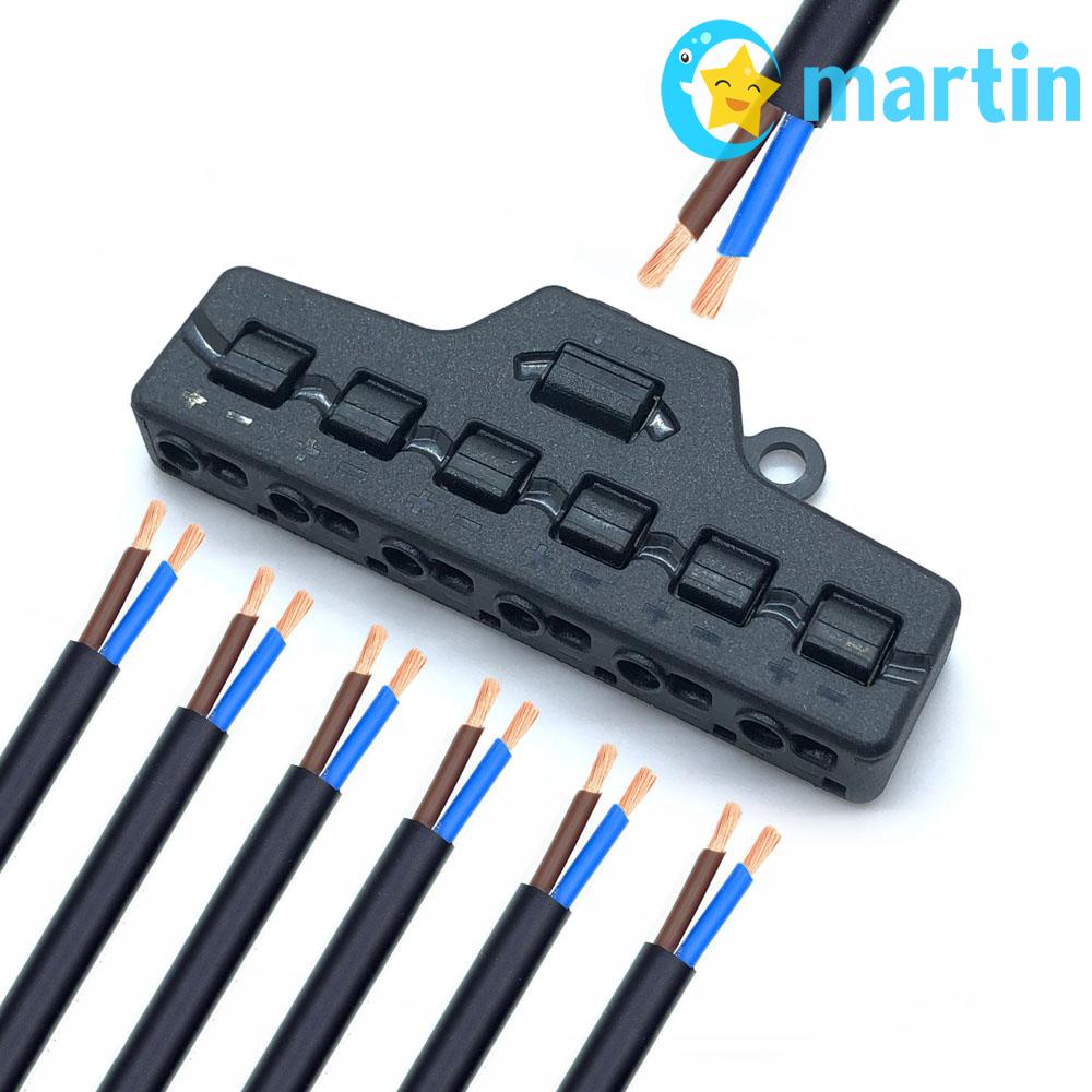 MARTIN 1 In 6 Out Wire Splitter LED Connector Splitter Quick Connector ...