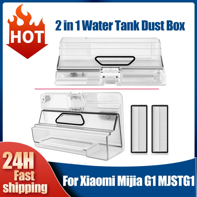 Mop Cloth Bracket 2 in 1 Water Tank Dust Box Accessories For Xiaomi