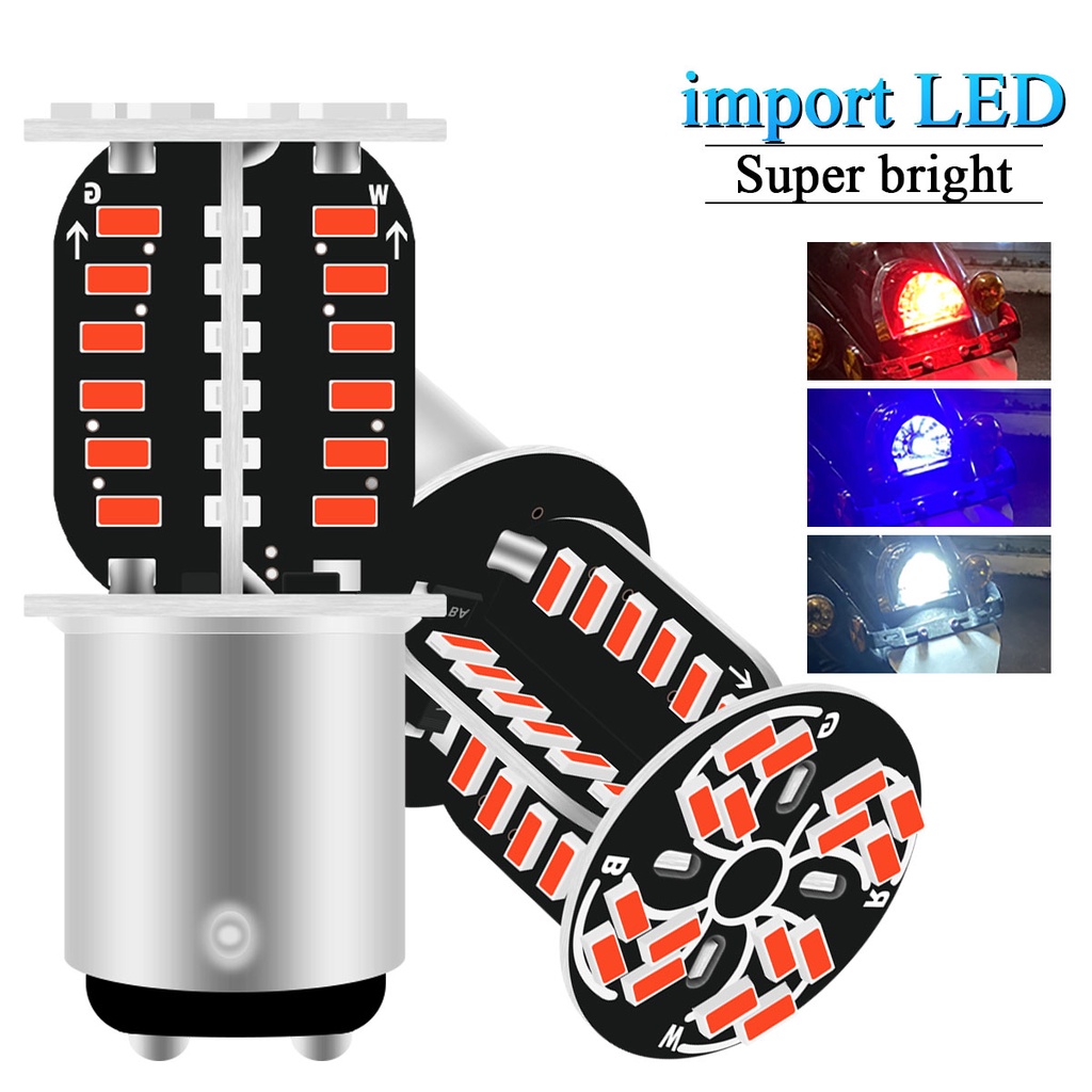 1pcs Car Brake Tail Lights Auto Turn Signal Lamp 1157 P21/5W BAY15D