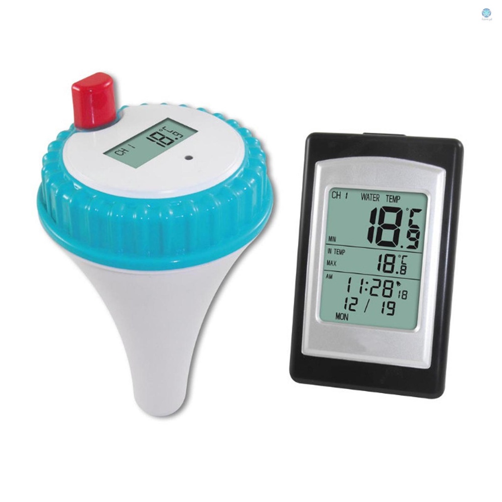 Pool Thermometer Wireless Floating Easy Read Best Solar Remote Digital ...