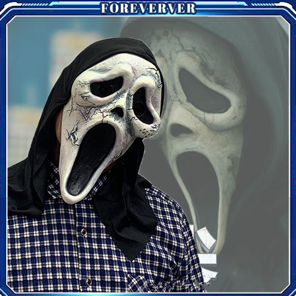 Scream 6 Mask Cosplay Skull Headgear Metamorphosis Horror White Ghost ...