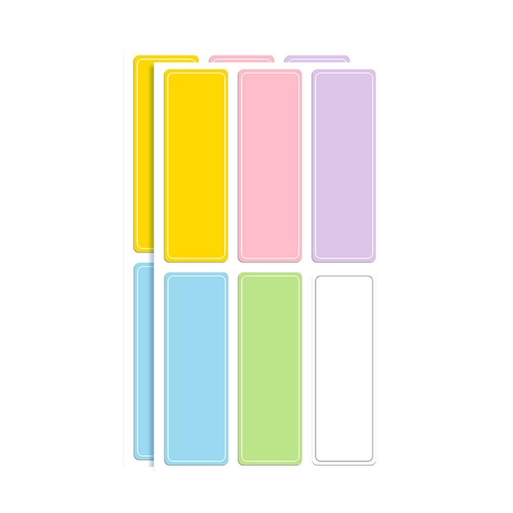 JOYRICH Name Tag Sticker, Subject Classification Table Desk Stickers ...