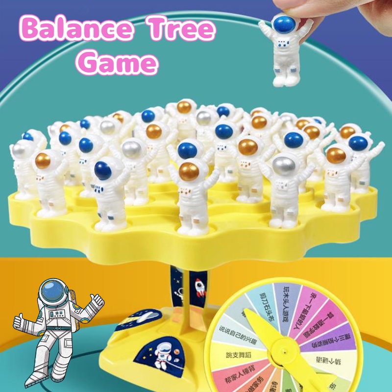 Balance Astronaut Children Puzzle Board Game Space Balance Tree Kids